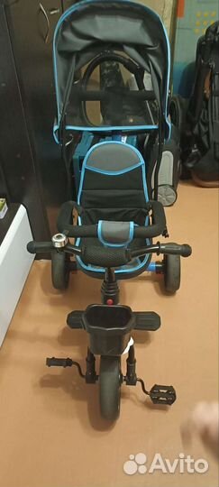 Детский велосипед с родительской ручкой