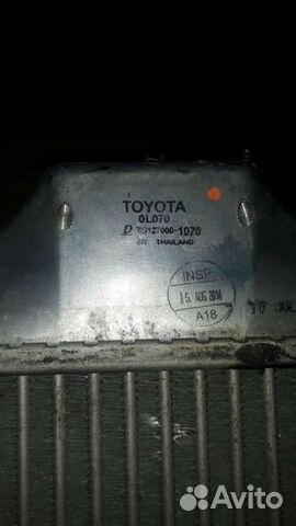 Интеркулер тойота хайлюкс 3.0