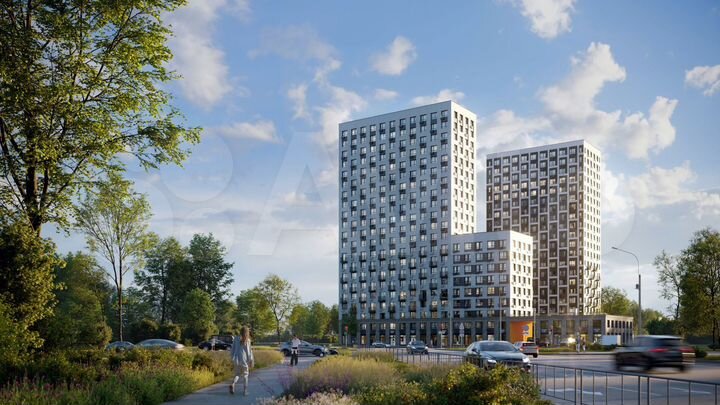 1-к. квартира, 43,6 м², 15/21 эт.