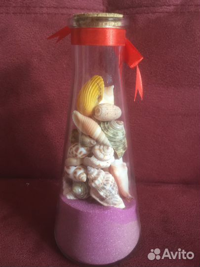 Колба с ракушками