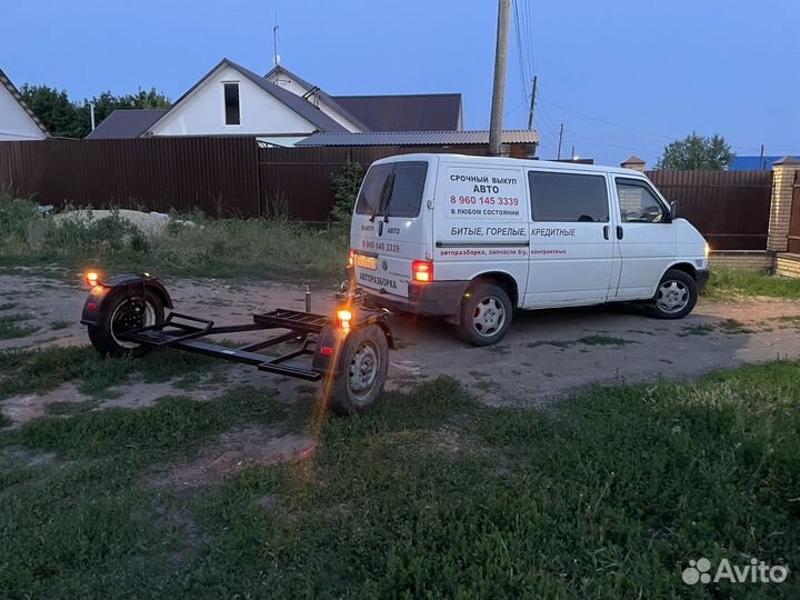 Прицеп подкат эвакуатор в аренду жесткая сцепка