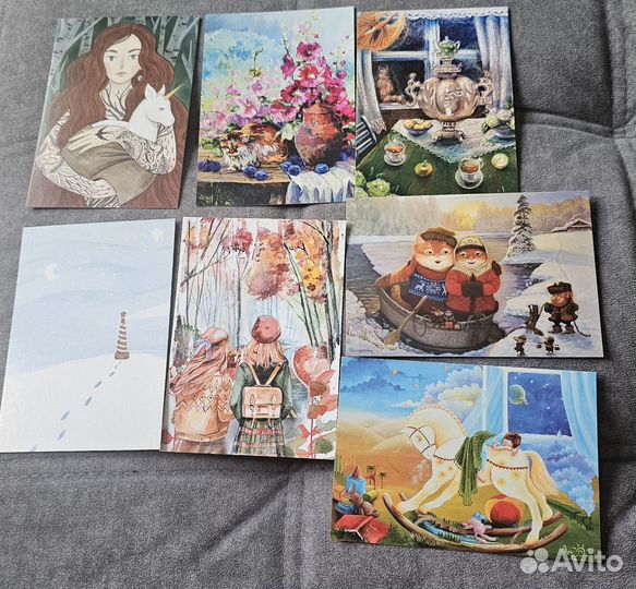 Открытки, посткроссинг, 30 шт