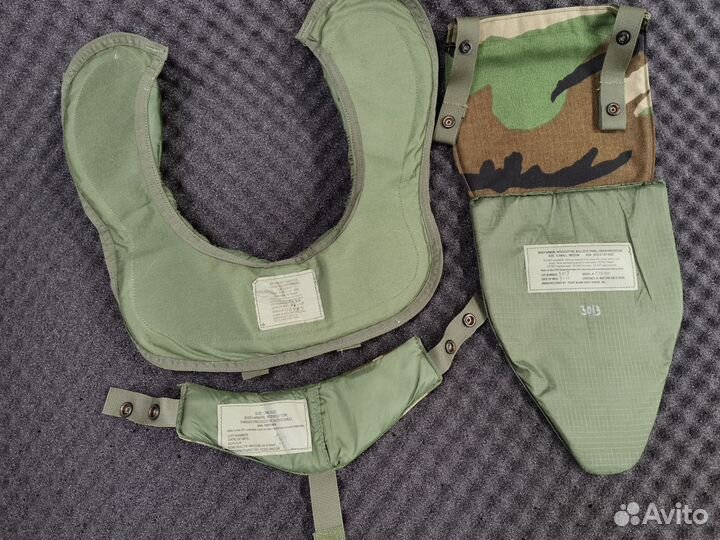 Баллистический воротник и напашник бронежилета OTV