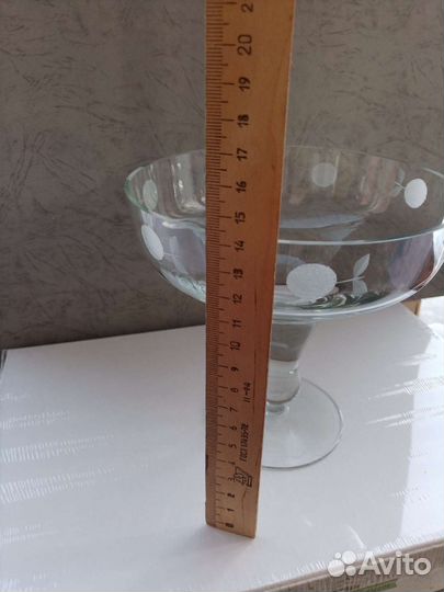 Ваза для фруктов (конфет ) на ножке СССР