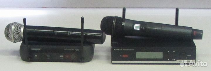 Микрофоны Shure Sennheiser 2ш Pro Вокал Радио Orig