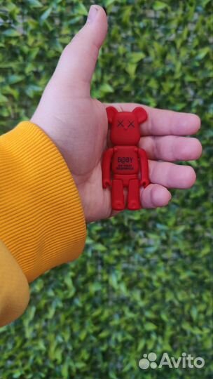 Попсокет для телефона Bearbrick (Красный)