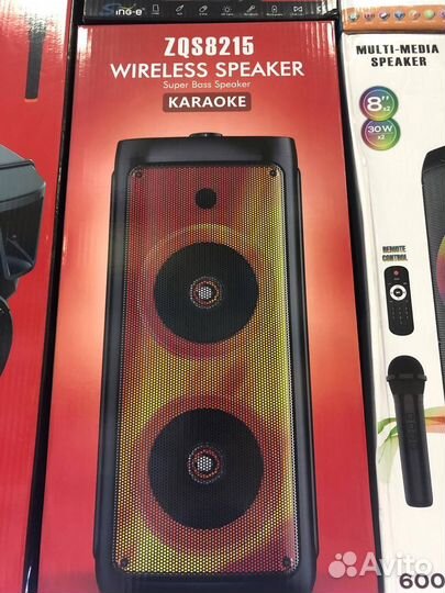 Портативные напольные колонки в ассортименте