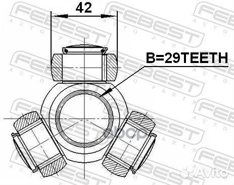 Трипод 2516BOX3 Febest