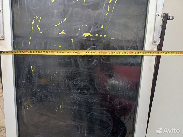 Меловая доска двухсторонняя, штендер 176 х 60 см