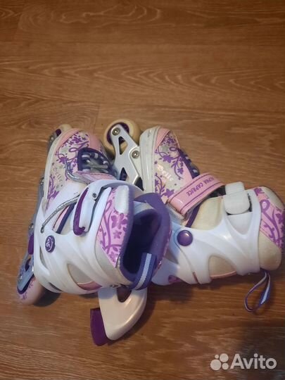 Роликовые коньки детские раздвижные