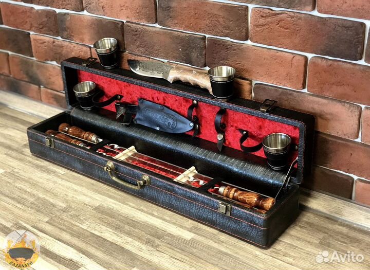 Шампура ручной работы (подарочный набор)