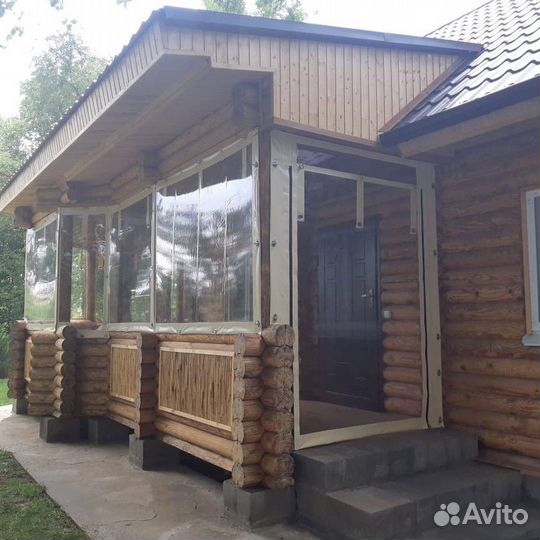 Мягкие окна, безрамное остекление навесы, беседки