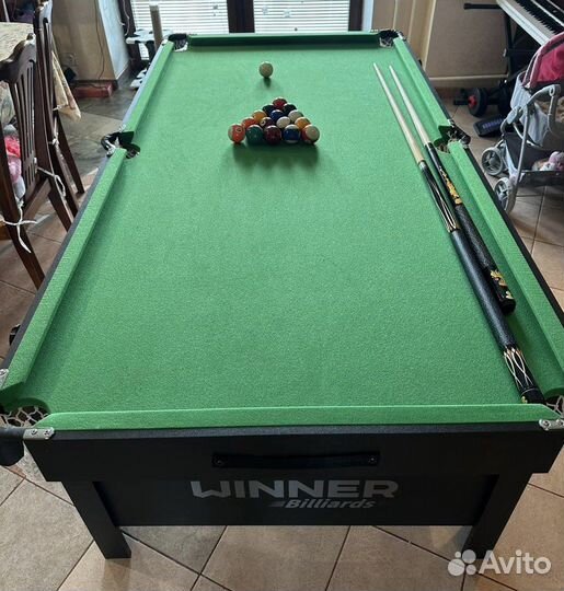 Бильярдный стол, мини бильярд hobby 2, 6 футов
