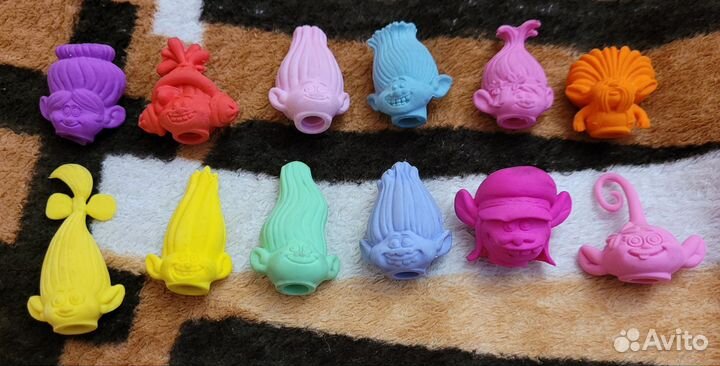 Коллекция ластиков троллей Trolls