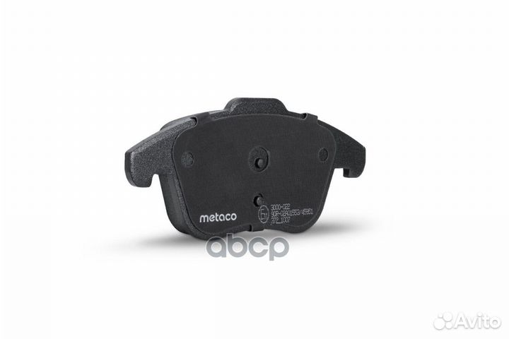 Колодки тормозные передние к-кт 3000-022 metaco