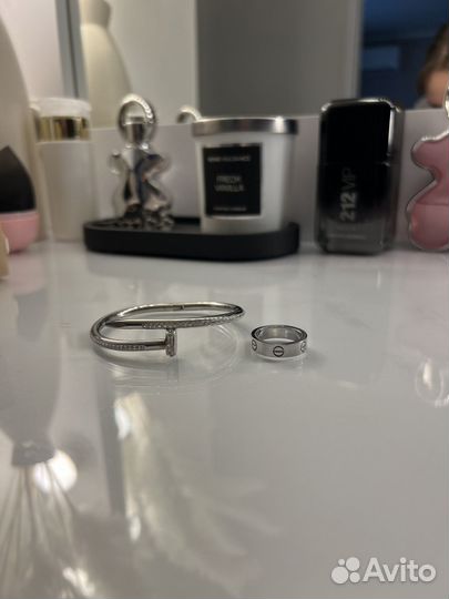 Браслет и кольцо Cartier