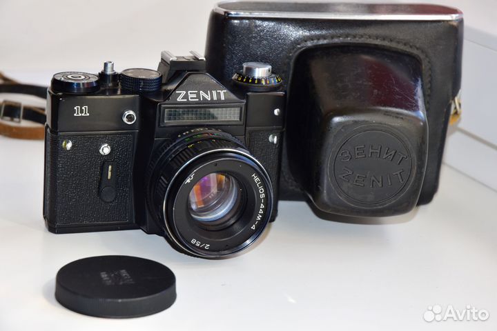 Зенит-11 Экспорт зеркалка из СССР Гелиос 44М-4