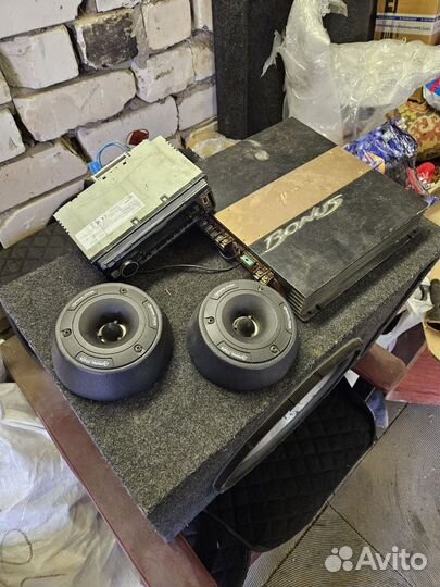 Сабвуфер и усилитель