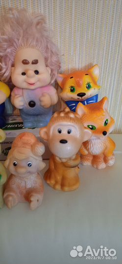Резиновые игрушки СССР