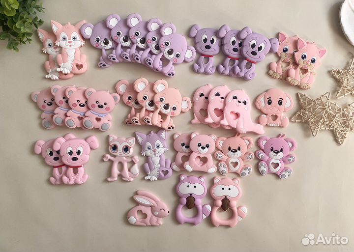 Силиконовый прорезыватель грызунки