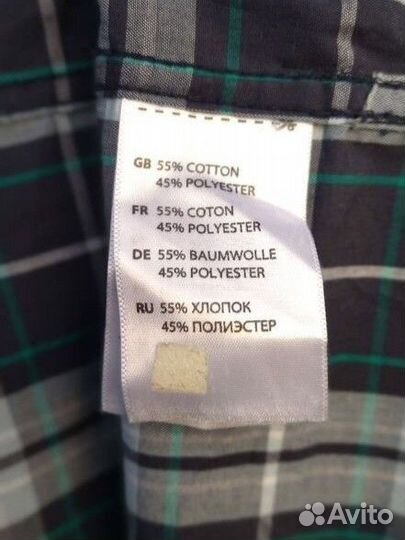 Мужская рубашка в клетку