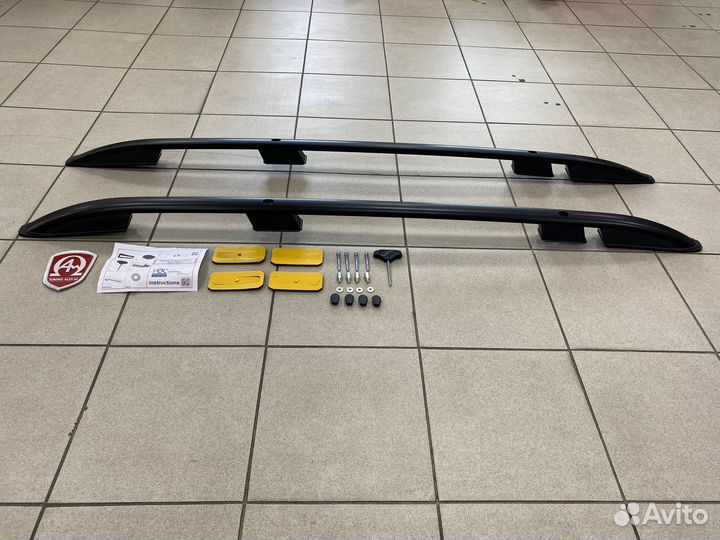 Рейлинги на Nissan X-trail T32 чёрные