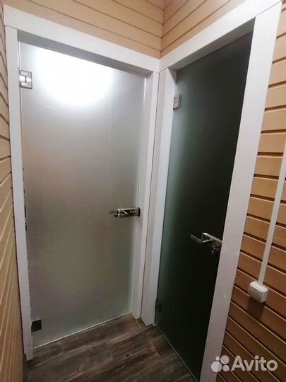 Стеклянные двери на заказ