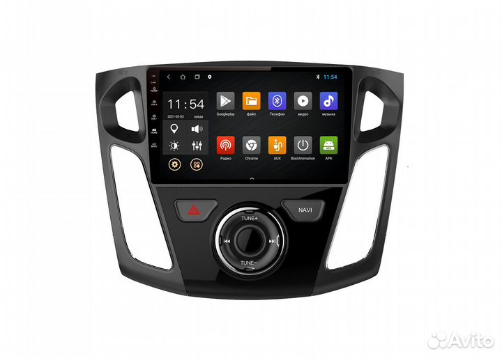 Штатная магнитола для Ford Focus 3 на Android