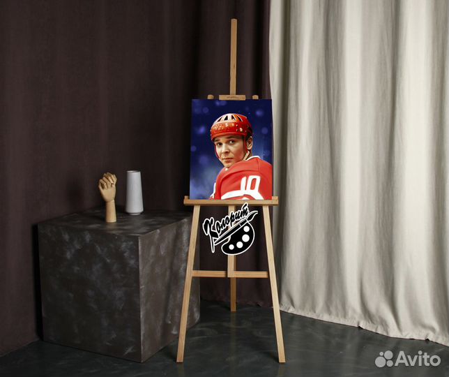 Александр Мальцев портрет на холсте 40х50см