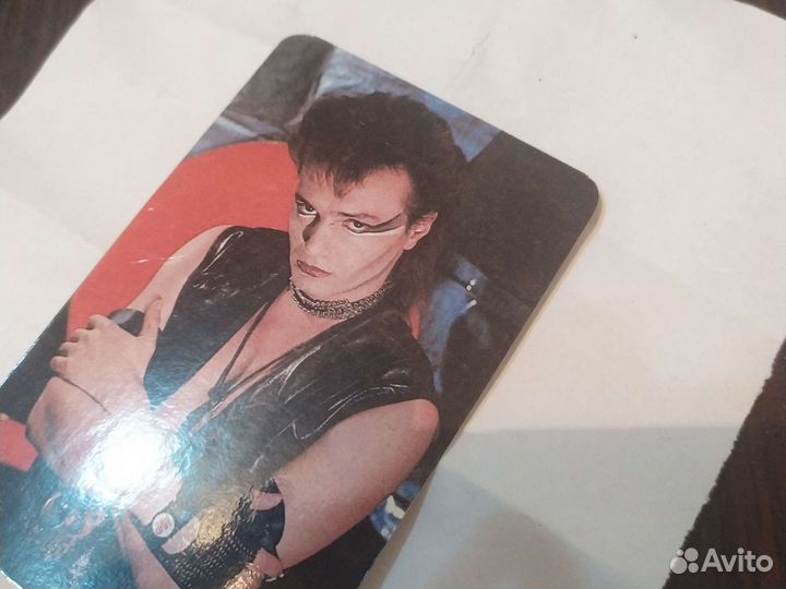 Календарик Константин Кинчев 1989