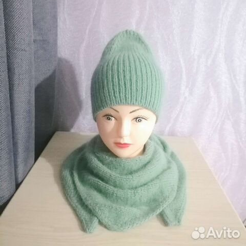 Комплект шапка и и косынка
