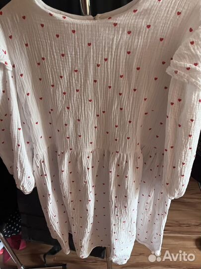 Ginger cotton платье сердечки