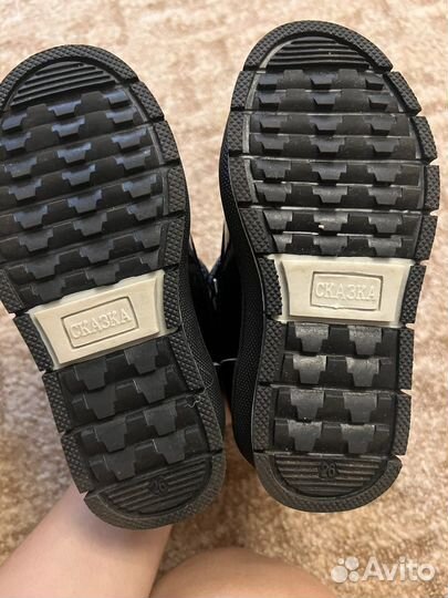 Ботинки, дутики зимние для девочки сказка 26