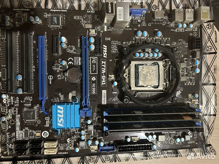 Материнская плата MSI z77a-g41