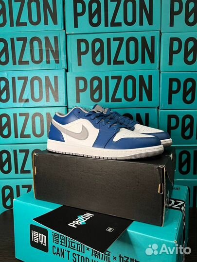 Nike Air Jordan 1 Low True Blue Оригинал