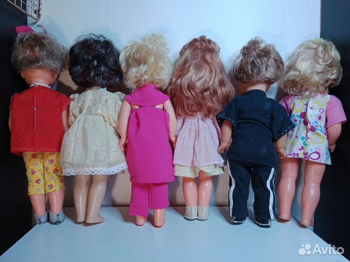 Куклы немецкие ГДР Раунштайн Rauenstein на резинка