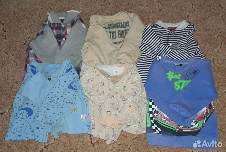 Детские вещи пакетом на мальчика от 74 размера