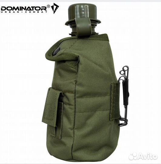 Фляжка армейская в чехле с котелком