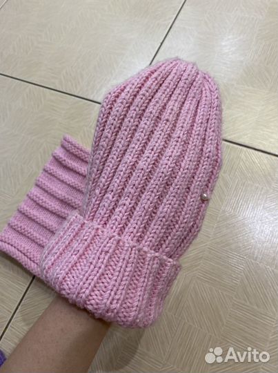 Комплект шапка и снуд