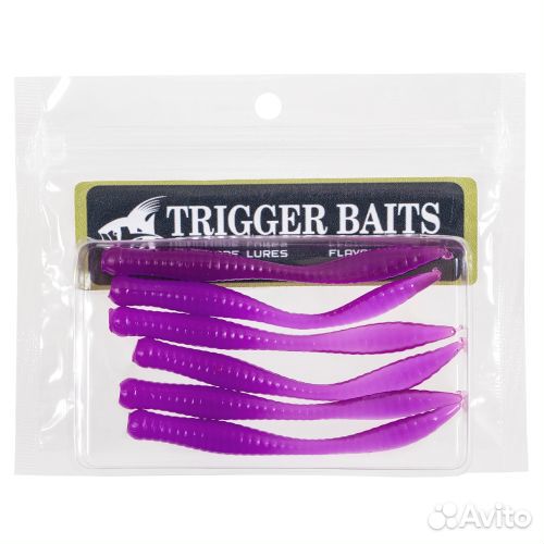 Силиконовая приманка Trigger Baits Flat Worm