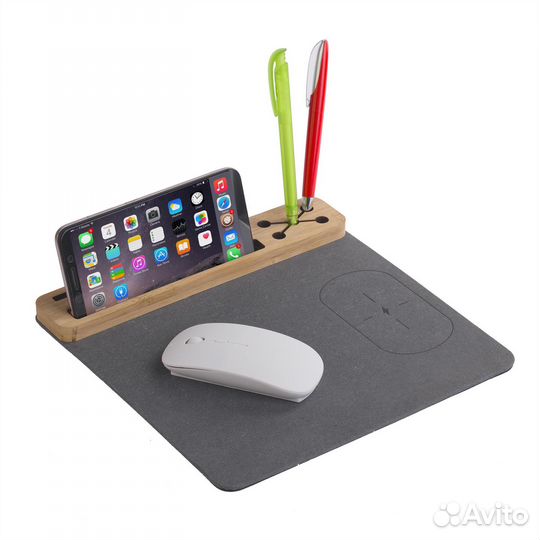 Настольная подставка с беспроводной зарядкой