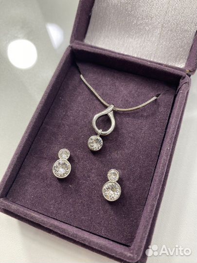 Серьги и кулон