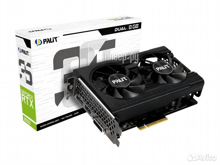 Palit RTX 3050 dual 8Gb gddr6 1552Mhz PCI-E 4