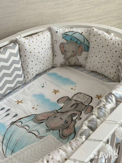 Бортики +одеялко +простыня