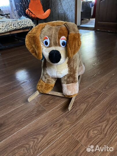 Детская качалка собака