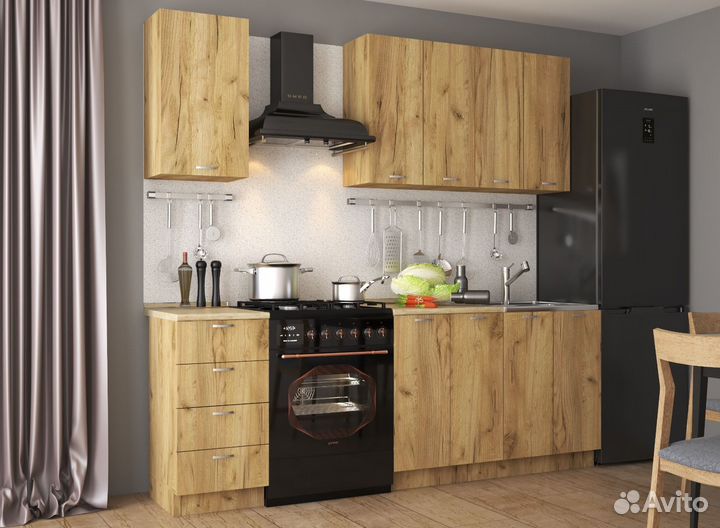 Кухня новая Рокет 1.6м