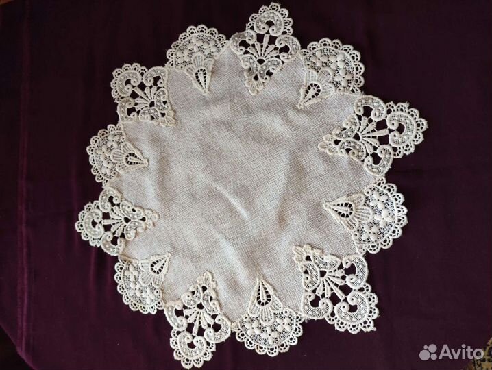 Салфетка плауэнтское кружево, винтаж