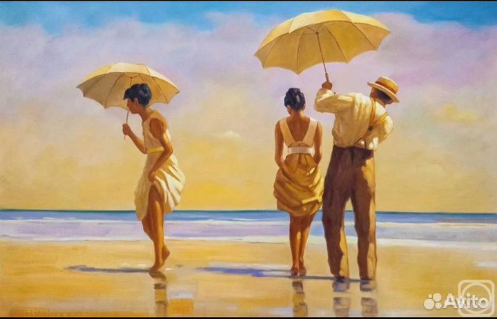 Картина вышитая крестом ручная работа