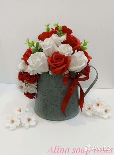 Букет Из Мыльных Роз