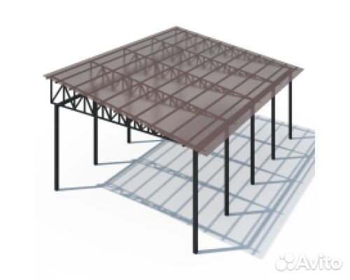 Навес металлический